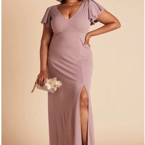 Hannah Crepe Dress - Dark Mauve × 1 S / DARK MAUVE